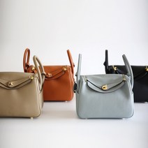 loan린디 26cm 소가죽 토트백