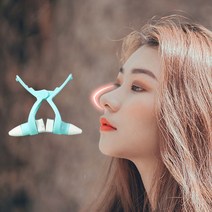 Kiboer 코뽕 코집게 물리 비형 교정 SPR 소재 사용 편의 콧대 높이기 야간용 증정 세트, 2-초록색*3