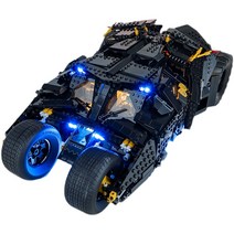 KY 레고 배트모빌 텀블러 76240 LED 조명 램프 세트 DIY 디스플레이, 리모컨 추가