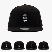 플리퍼 BY 프리미어 스냅백 벨크로 패치, 케이브 블랙