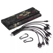 태양관 패널 판넬 100W 접이식 태양 전지 5V 휴대용 전원 방수 USB 포트 충전기 휴대 보조베터리 전화, CHINA, Camouflage