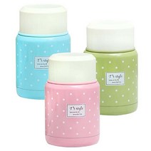 스텐 이유식 보온 죽통 도시락 직장인 보냉 밥통, 그린