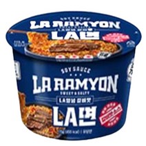 LA면 LA양념갈비맛 비빔볶음 큰컵용기라면 115g x 9개, 상세페이지 참조