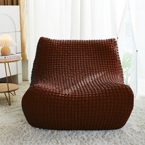 조약돌소파 Lazy Sofa Cover Lounge Chair Floor Tatami covers Accent Bean Bag Couch for Salon 사무실, [20] D Coffee