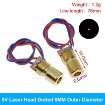 650nm 5mw 레드 포인트라인크로스 레이저 모듈 헤드 유리 렌즈 초점 조절 가능한 초점 조절 가능한 레이저 다이오드 헤드 산업용 클래스, 포인트 5v 6mm