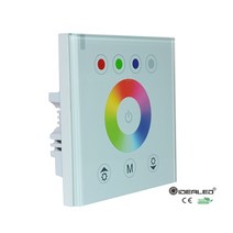 LED 조명 RGB 컨트롤러 터치 스트립 유리 벽 마운트 패널 3 채널 384w for, 검은색