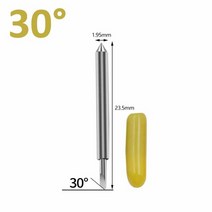 30/45/60 도 롤랜드 크리컷 커팅 플로터 비닐 오프셋 나이프 블레이드 샤프하고 내구성이 강한 조각, 01 30 degrees_03 30Pcs