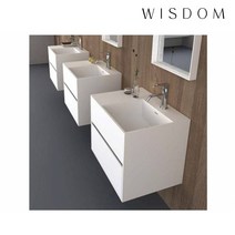 WD - 38426 - R (우볼)/서랍장세면기/액상아크릴/세면대/WISDOM/아이스톤/iStone/WD38426 R(우볼), 원홀타공, 미포함, 1개
