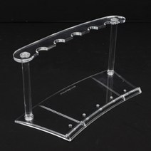 세워두는 만년필진열대 5구 펜꽂이함 샤프보관대 투명한 조립형