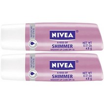Nivea Lip Care A Kiss of Shimmer 립 케어 스틱 - 펄리 쉬머 2팩 807117