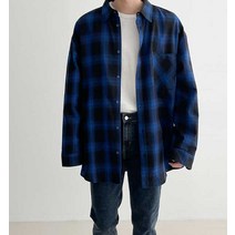 미스터스트릿 틸다 오버핏 체크 카라셔츠