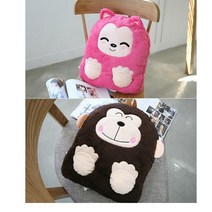 황진869황진 온열실내화 몽이 사무실발난로 usb발난로 온열슬리퍼 책상밑 따끈따끈한, 핑크