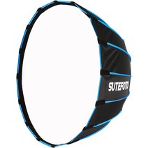 Sutefoto 23.6인치/60cm 지름 소프트박스 보웬스 마운트 Sutefoto P80 LED 비디오 라이트 용, 한개옵션0