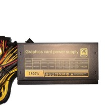 eth 마이닝 머신에 적합 b75b250 특수 고전력 전원 공급 장치 1800w btc12 그래픽 카드 24p atx 메인 보드 110v-230v, 영국 표준