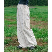 오헤시오 바지 FLORAL CARPENTER PANTS CREAM M3141