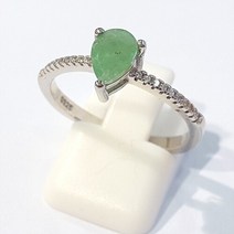 블루케이 [블루케이] 에메랄드 원석 반지 221210-05 5월탄생석