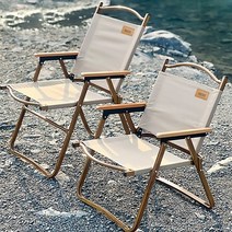 테크진 경량 접이식 캠핑의자 감성 휴대용 초경량 캠핑체어 릴렉스체어, 철재, 블랙 중형(Medium)