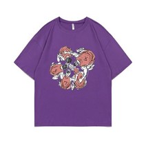 판매 클래식 레트로 애니메이션 슬램덩크 프린트 티셔츠 사쿠라기 하나미치 카에데 루카와 만화 남성