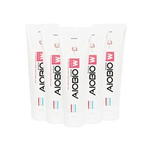 아이오바이오 W 치약 미백 시린이 치과전용, 5개