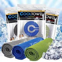 [해피드림스토어] 스포츠 아쿠아 쿨타올 땀수건 운동타올 쿨링타올, 그린(b)