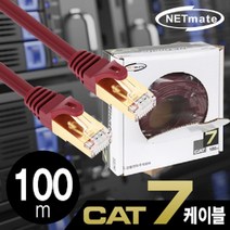 강원전자 넷메이트 CAT.7 SSTP 100m 다이렉트 랜케이블, 1개