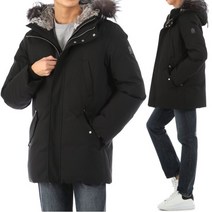 [맥케이지] 22FW 덕다운 후드 패딩 자켓 EDWARD-X BLACKSILVER