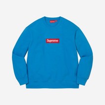 슈프림 박스로고 크루넥 블루 - 22FW Supreme Box Logo Crewneck Blue