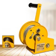 수동윈치 핸드 리프트 스태커 자동 잠금 윈치 스테인레스 스틸 보트 트럭 자동 수동, 8m 케이블