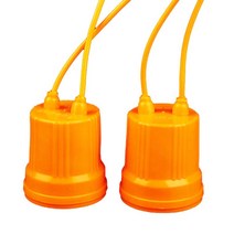 E27 세라믹 방수 홀더베이스 스크류 전구 램프 소켓 난연 내구성 소재 안전 비 전기 누설, 한개옵션0