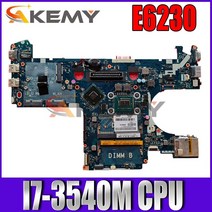 Akemy For Dell Latitude E6230 Laptop Motherboard CN-09G8F8 QAM00 LA-7731P MAIN BOARD SR0X8 I7-3540M, 한개옵션0