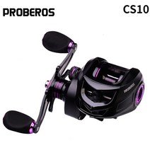 PROBEROS 베이트 캐스팅 릴 캐스팅 10KG22LB 드래그 낚시 릴 18 1BB 고속 7.2:1 슈퍼 메탈 마그네틱 브레이크 릴, CS10, 왼손