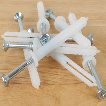 칼브럭 소량 칼블럭 콘크리트못 타격앙카 나사못 37mm 44mm 55mm 70mm 75mm 95mm 110mm, 6x12x44mm(18개)