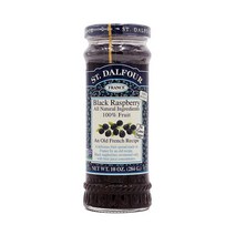 샹달프 St Dalfour 100% 과일쨈 블랙 라즈베리 무설탕 잼 284 g, 1개, 284g