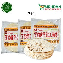 Fresh2Go Tortilla Bread (Roti) 12 Inch (12pcs) (2+1) 3492g 또띠아 12인치, 3pcs