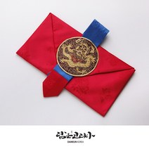 담은코리아 고급 손수금사 곤룡포 예단보 애교예단 현금예단보 예단보자기 현금예단봉투, 고급손수금사곤룡포예단보-홍색, 1개