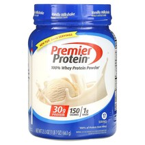 Premier Protein 100% Whey Protein Powder Vanilla Milkshake 1 lb 7 oz (663 g), 1개