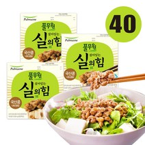 풀무원 살아있는 실의 힘 국산콩 냉동나또, 99g, 40팩