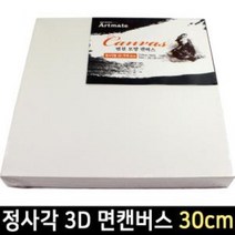 아트메이트 모양캔버스 정사각형 3D 30cm 캔버스 모양캔버스 면천캔버스 육각 삼각 ansrndydvna427