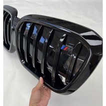 BMW ix3 그릴 M타입 블랙 키드니그릴 튜닝, M 컬러 로고 20-23 iX3 전용 모델