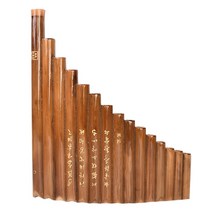 디즈 a5kc handmade pan flute 15 natural bamboo pipes wind instrument sleeves g wrench flute pan 민속