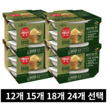 CJ 햇반 100% 현미로 지은밥 잡곡밥, 130g, 18개