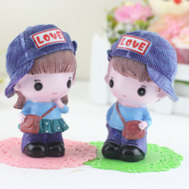 세아ojoArt 러브 커플인형 2P 장식세트 거실 선반 원룸 꾸미기 장식 인테리어 소품