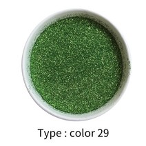 아크릴물감대용량 데코 푸어링 아트 글리터 파우더 피그먼트 코팅 50g 밝은 은색 페인트 네일 장식 자동차 용, 50g Teagreen