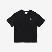 [FILA] 버킷 리스트 네온로고티_FK2RSE2130X_BLK