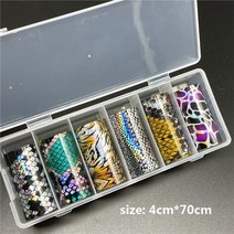 수전사필름 카본시트지 자동차PPT 오로라 손톱 호일 전사지 스티커 6 롤 보헤미아 슬라이더 접착제 랩 DIY, 17 17