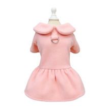[겨울강아지원피스] 펫먼트 강아지옷 겨울 원피스 공주 드레스, 핑크