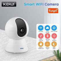 강아지CCTV CC카메라 움직이는 와이파이 CCTV kerui 3mp ip tuya, 3mp(128GB 카드 포함), 영국 플러그