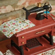 [다용도/소품/최저가] 앤틱 재봉틀 오르골 오르골소품 집들이선물 _353230EA, 본상품선택