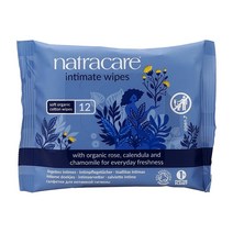 Natracare 여성 청결용 물티슈 12 매