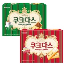[블루존] 크라운 쿠크다스 화이트 289g   쿠크다스 커피 289g, 1세트